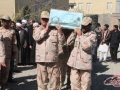 تشییع و تدفین پیکر ۲ شهید گمنام در بوستان مهر