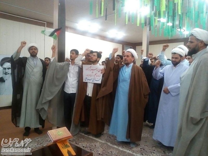تجمع طلاب زاهدان در محکومیت رژیم آل سعود+ تصاویر