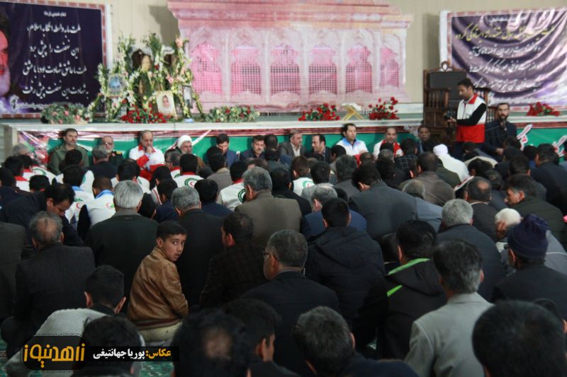 مراسم گرامیداشت سومین روز تدفین 4 کودک جان باخته حادثه آتش سوزی مدرسه اسوه حسنه زاهدان