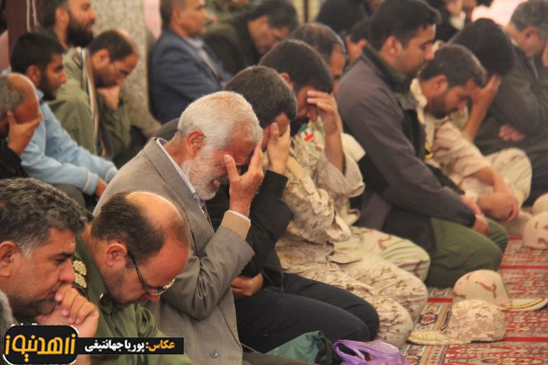 اقامه نماز، تشییع و خاکسپاری سه شهید گمنام در زاهدان