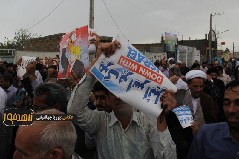 راهپیمایی مردم زاهدان در حمایت از بیانیه شورای عالی امنیت ملی کشور