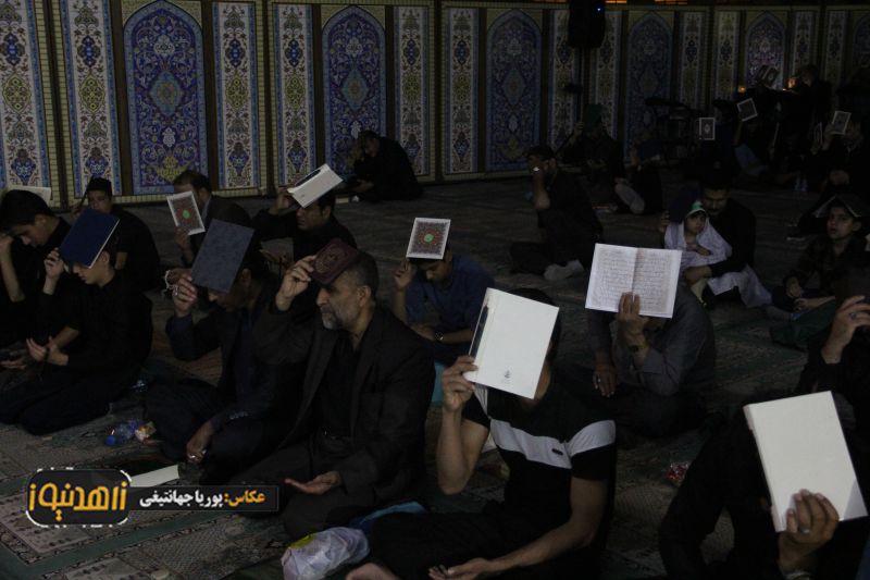 عزاداری مردم زاهدان در شب 23 ماه رمضان