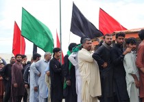 گزارش تصویری/شور و شوق زائران پاکستانی برای پیاده روی اربعین