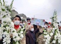 برگزاری مراسم تشییع شهدای حادثه ناوچه کنارک در زاهدان