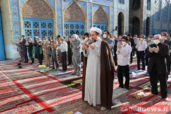 نماز عید سعید فطر در مسجد جامع زاهدان