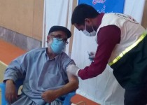 مشارکت بسیحیان زاهدانی در مراکز تجمیع واکسیناسیون کرونا