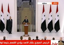 بشار اسد در برابر اعضای پارلمان سوریه سوگند ریاست جمهوری یاد کرد