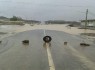 محور فنوج به کتیج به علت بارش باران مسدود شد