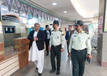 بازدید رئیس پلیس امنیت اقتصادی راه آهن کشور از اداره کل پست سیستان و بلوچستان