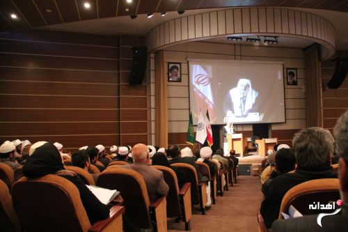 مراسم محوری هفته وحدت در شهرستان زاهدان