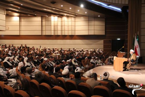 مراسم محوری هفته وحدت در شهرستان زاهدان