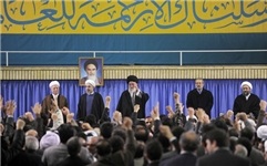 جمعی از مسئولان نظام با رهبر انقلاب دیدار کردند