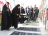 غبار روبی قبور شهدا توسط جامعه ورزشی زاهدان