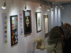 نمایشگاه هنری دانشجویان دانشگاه پیام نور شهرستان زاهدان/تصاویر