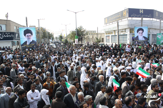 راهپیمایی 22 بهمن سال 91 در شهرستان زاهدان