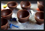 نحوه ساخت ظروف شکلاتی برای بستنی