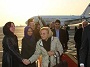 اولین زن مقام خارجی بی حجاب در فرودگاه ایران