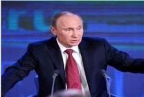 پوتین در نامه‌ای به 18 تن از سران اروپا مذاکرات فوری درباره اوکراين را خواستار شد