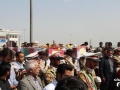 تشییع پیکر 2 شهید گمنام 8 سال دفاع مقدس در زاهدان