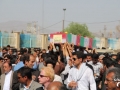 تشییع پیکر 2 شهید گمنام 8 سال دفاع مقدس در زاهدان
