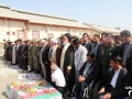 تشییع پیکر 2 شهید گمنام 8 سال دفاع مقدس در زاهدان