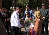 از خلبان و تیم پروازی فوکر 100 پرواز مشهد-زاهدان تجلیل شد