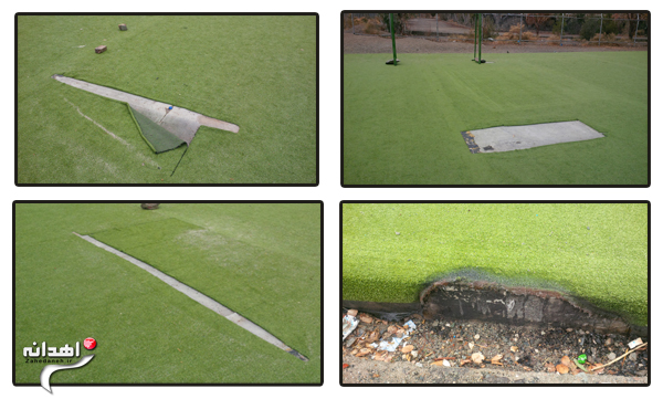 زمین چمن دهکده ورزشی زاهدان