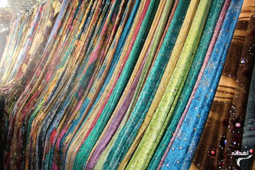 فروش پارچه های ملیونی در زاهدان/تصاویر