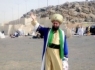 حضور مردی با لباس عجیب در مکه+عکس