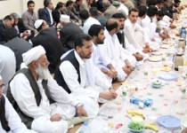 ضیافت افطاری سران قبایل استان سیستان و بلوچستان