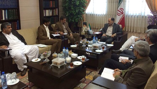 جلسه هیات والیبال شهرداری با استاندار