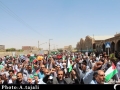 راهپیمایی با شکوه مردم زاهدان برای اعلام همبستگی با مردم غزه
