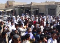 راهپیمایی مردم کریم آباد زاهدان در حمایت از مردم غزه+تصاویر