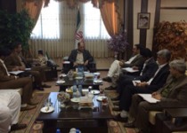 جلسه هیات والیبال شهرداری با استاندار