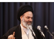 اجلاس سراسری دبیران استانی حزب موتلفه با سخنرانی "آیت‌الله حسینی بوشهری"