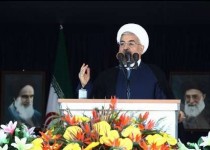 روحانی در جمع مردم استان خراسان