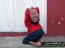 مردی با سری وارونه + تصاویر دیدنی