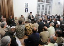 جمعی از فرماندهان عالی‌رتبه نظامی و انتظامی با فرمانده معظم کل قوا دیدار کردند