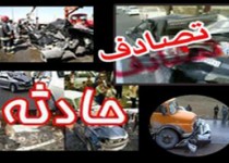 واژگونی اتوبوس مرگ راننده را رقم زد