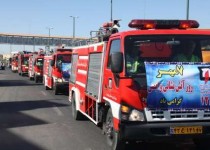 مانور اطفای حریق در زاهدان برگزار شد