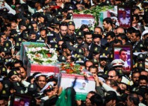 پیکر شهدای سانحه هوایی ناجا تشییع شد