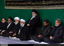 مراسم عزاداری شب عاشورا با حضور رهبر معظم انقلاب اسلامی برگزار شد + تصاویر