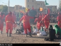 نمایش تعزیه واقعه عاشورا و خیمه سوزان در زاهدان +تصاویر