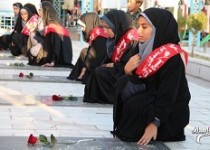 غبار‌روبی گلزار شهدا زاهدان بمناسبت هفته بسیج+تصاویر