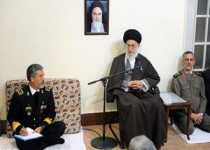 رهبر معظم انقلاب در دیدار فرماندهان نیروی دریایی ارتش