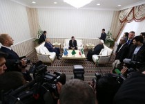 دکتر روحانی در نشست مشترک با روسای جمهوری قزاقستان و ترکمنستان