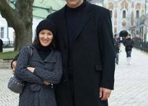 ترسناکترین ورزشکار جهان و همسرش+عکس