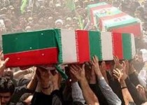 پیکر دو شهید گمنام وارد شهرستان زابل شد