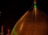 تعویض پرچم گنبد حرمین امام حسین(ع) و حضرت عباس(ع) درشب اول ربیع + تصاویر