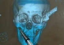 دو ساعت رانندگی با یک چاقو در سر! +عکس